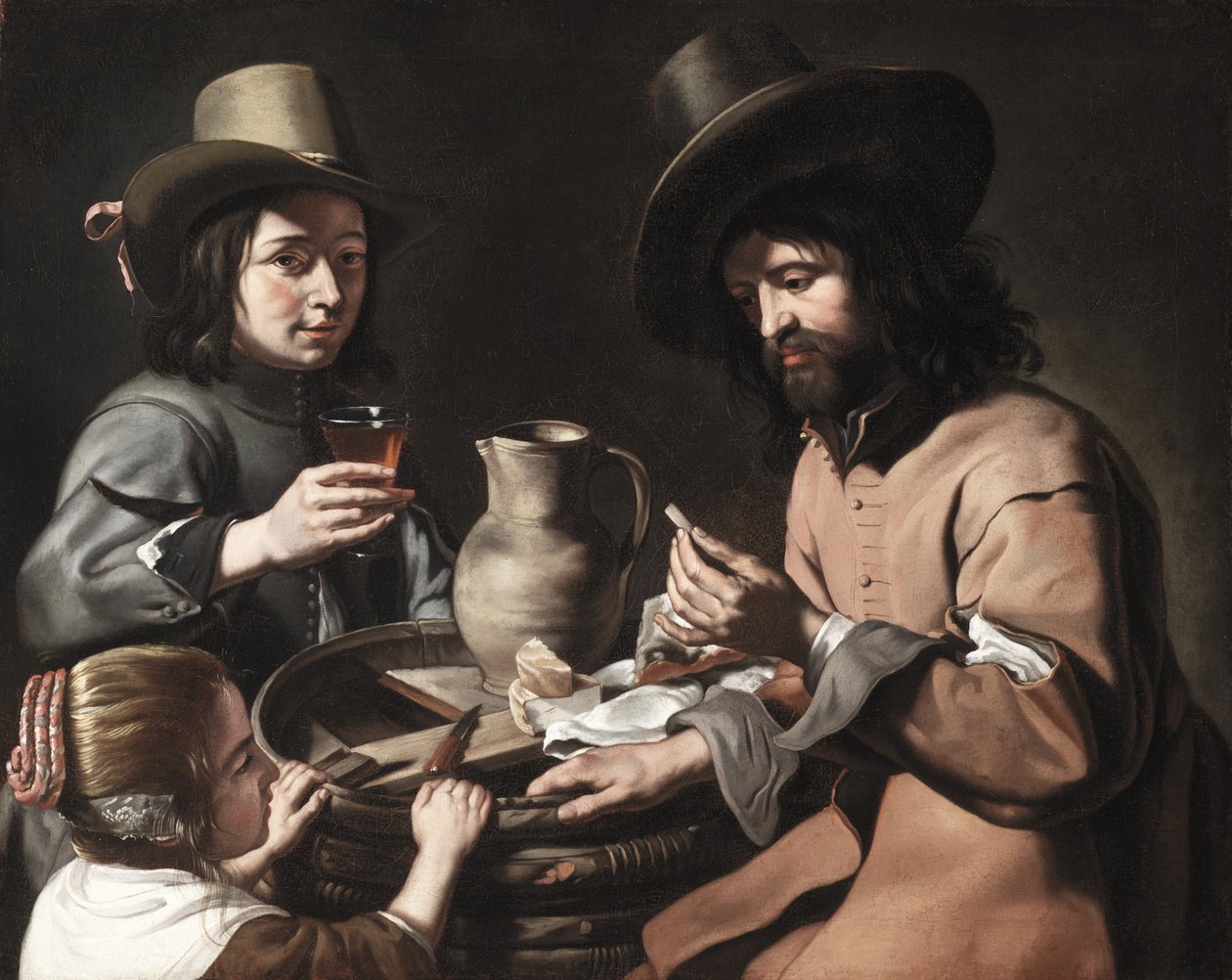 Parasztcsalád, 1650 körül alkotó: The Master of the Games The Master of the Games