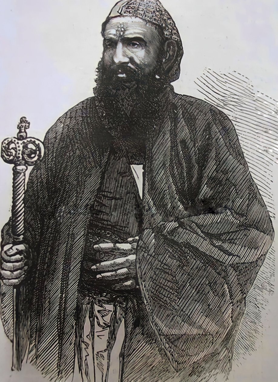 Athanasius Stephanos, szír ortodox püspök alkotó: The Illustrated London News