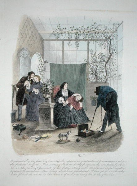 Illusztráció: Egy londoni különlegesség látogatása a vidéki leánynéniknél, 1859-ben (lásd még: 203629-31) alkotó: Theo Theo