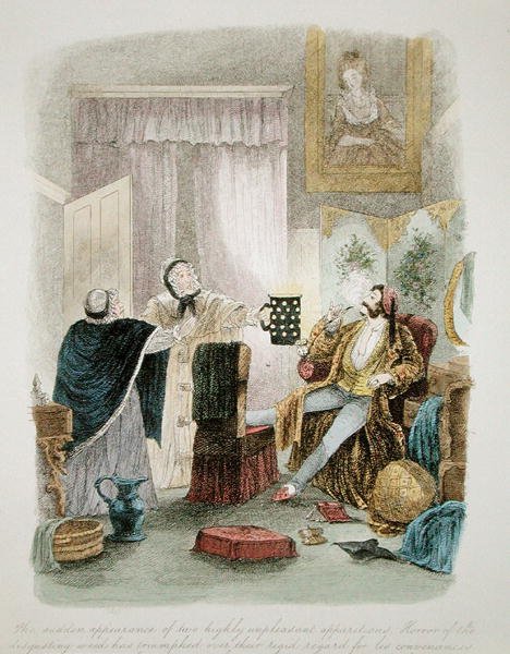 Illusztráció: Egy londoni különlegesség látogatása a vidéki leánynéniknél, 1859-ben (lásd még: 193200, 203629-30) alkotó: Theo Theo