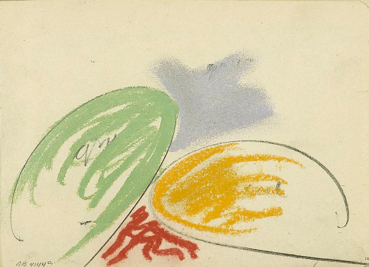 Összetétel két ovális formával alkotó: Theo van Doesburg