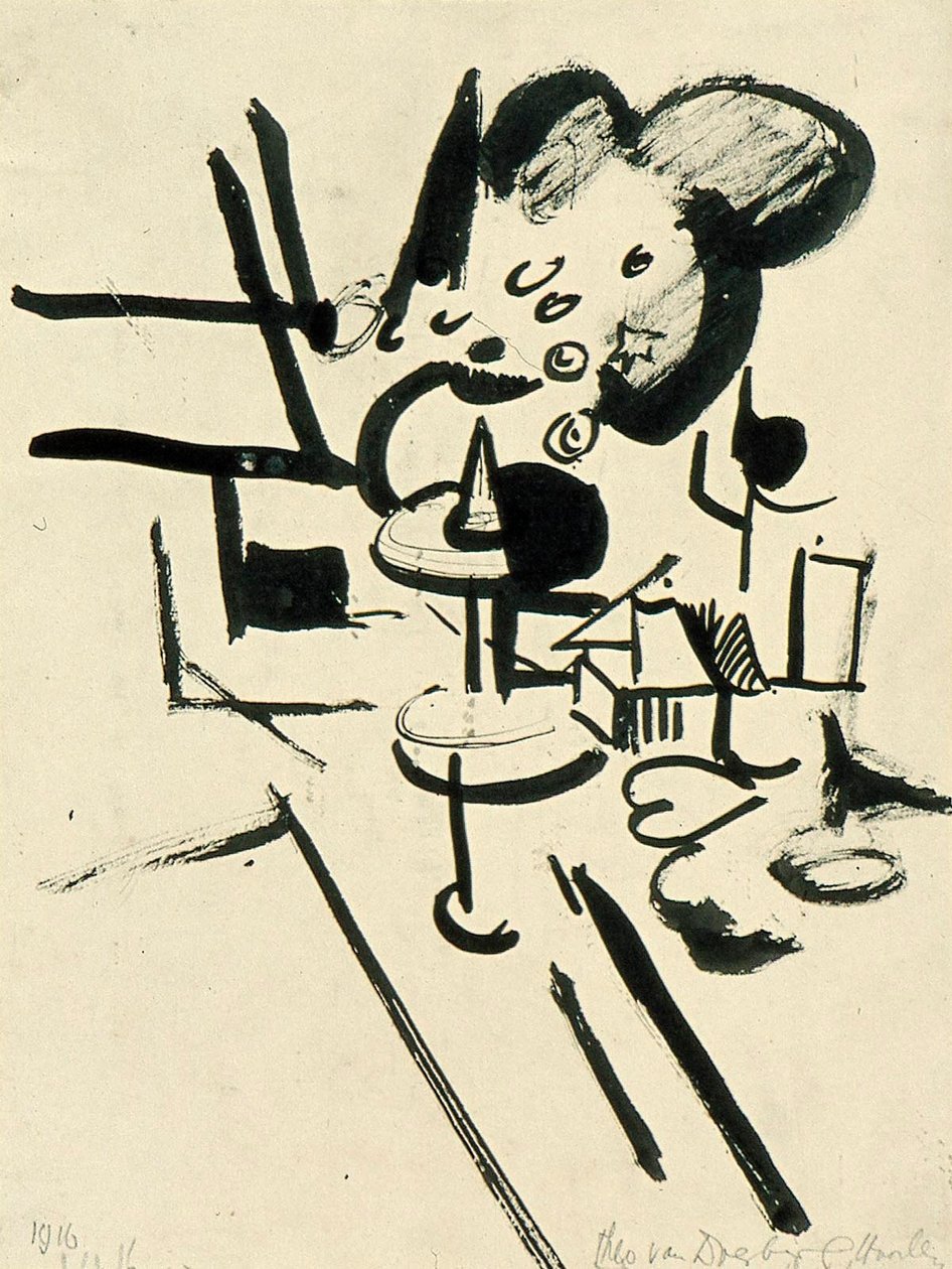 Csendélet alkotó: Theo van Doesburg