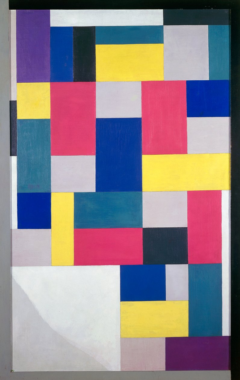 Összetétel (Peinture tiszta) alkotó: Theo van Doesburg