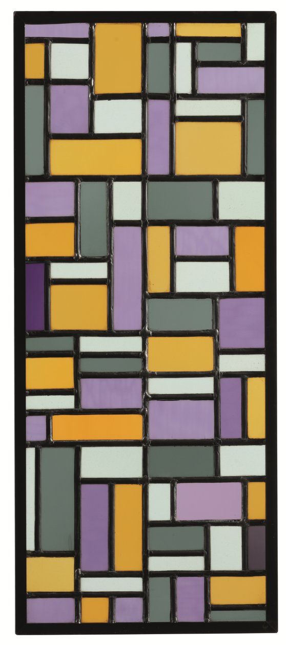 Ólomüveg összetétel VIII alkotó: Theo van Doesburg