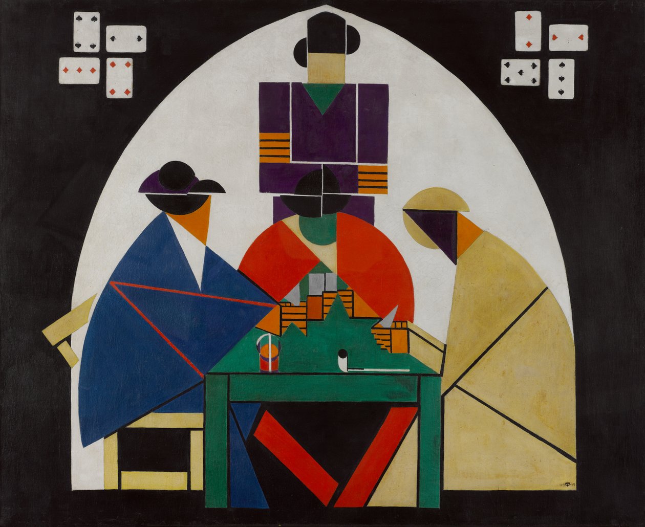 A kártyajátékosok alkotó: Theo van Doesburg