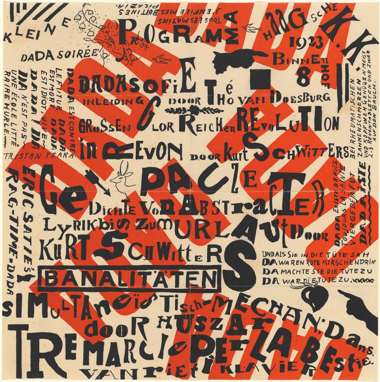 Kleine Dada Est (Kis Dada Est) alkotó: Theo van Doesburg and Kurt Schwitters