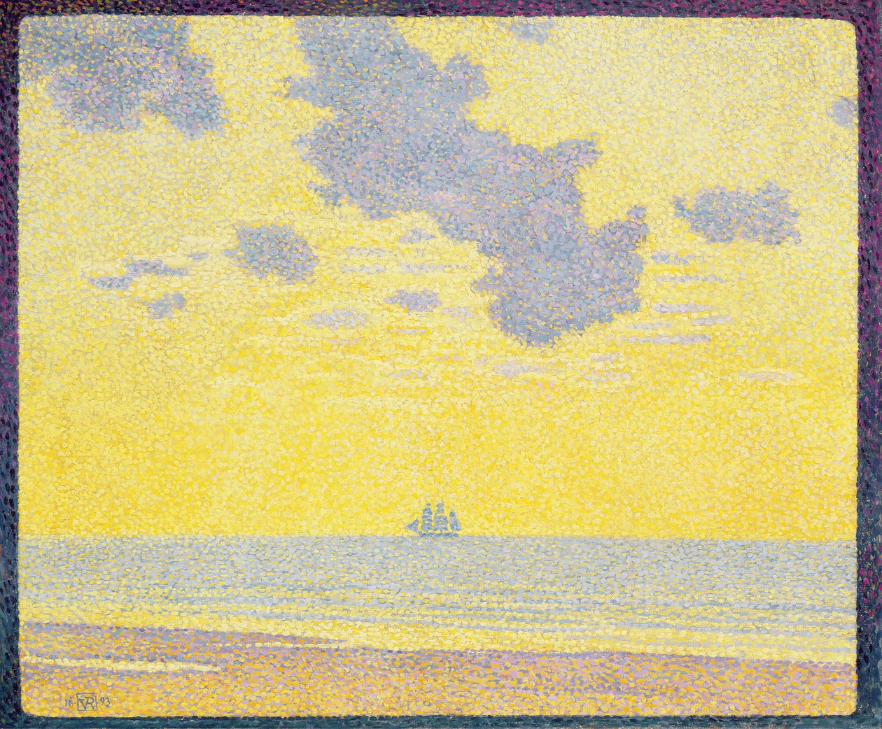 Nagy Felhők alkotó: Théo van Rysselberghe
