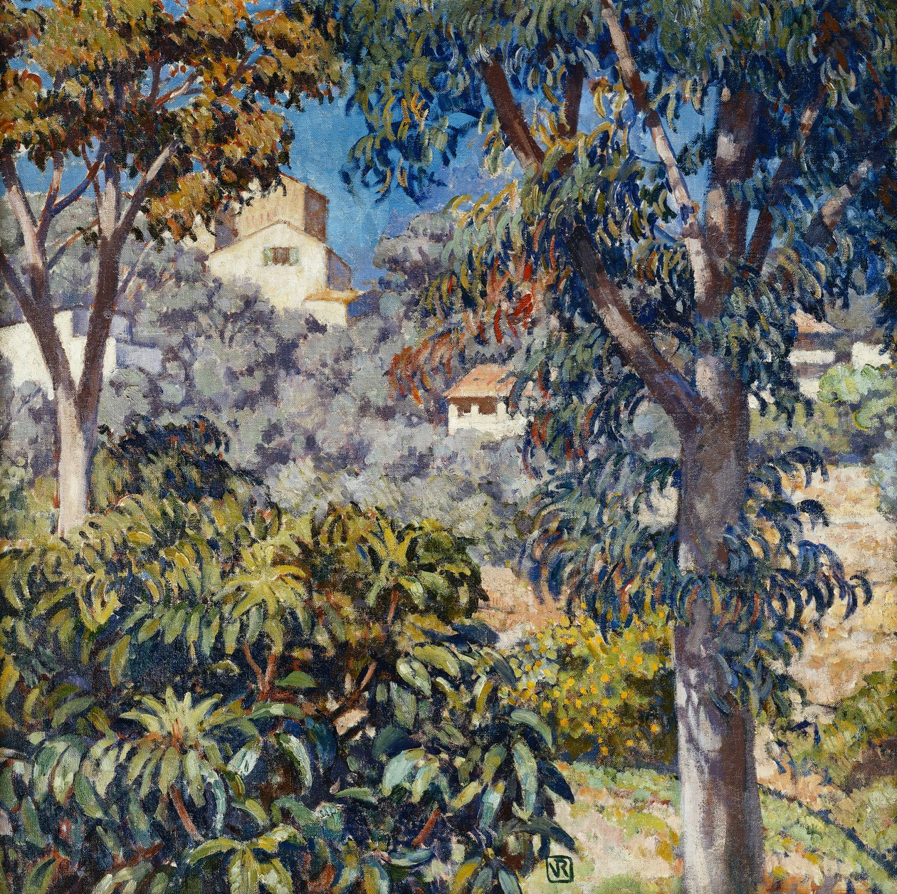 Dél tája, 1920-1922 körül alkotó: Théo van Rysselberghe