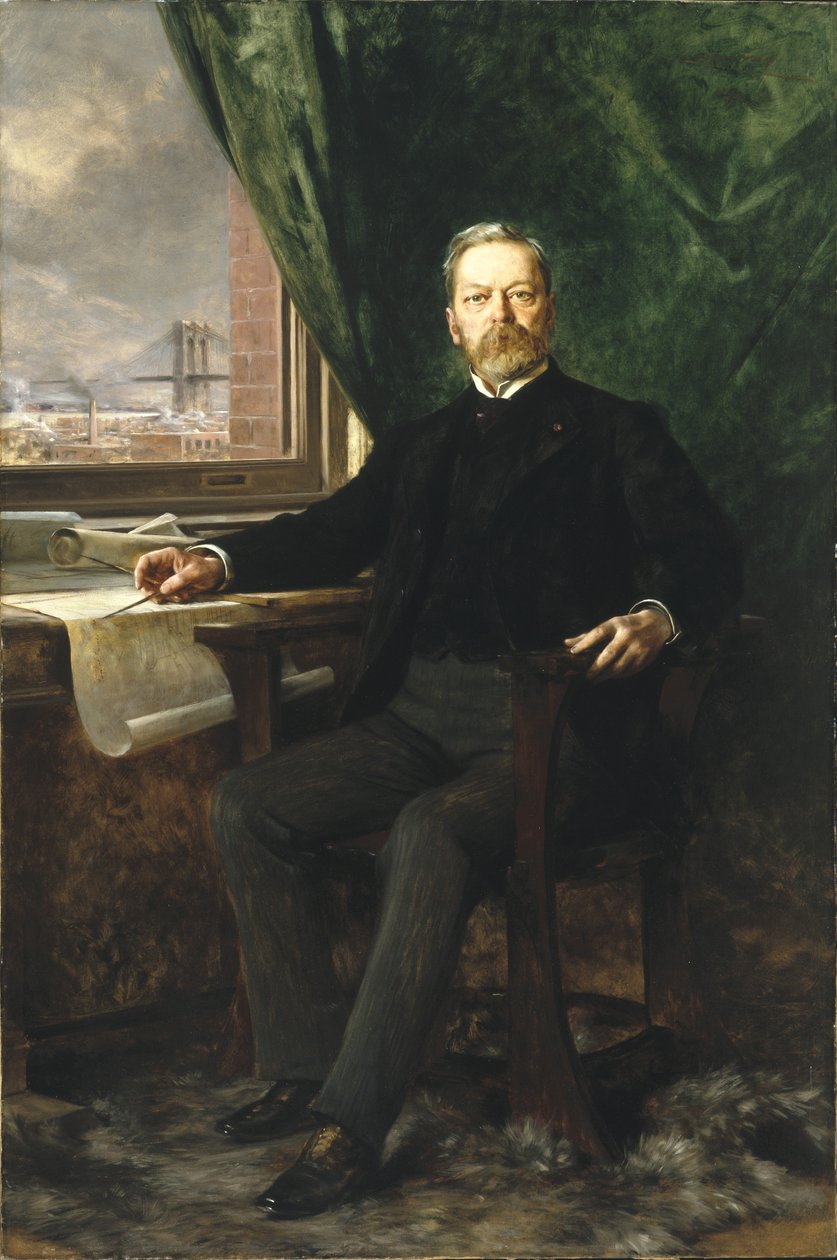 Washington A. Roebling portréja, 1899 alkotó: Theobald Chartran