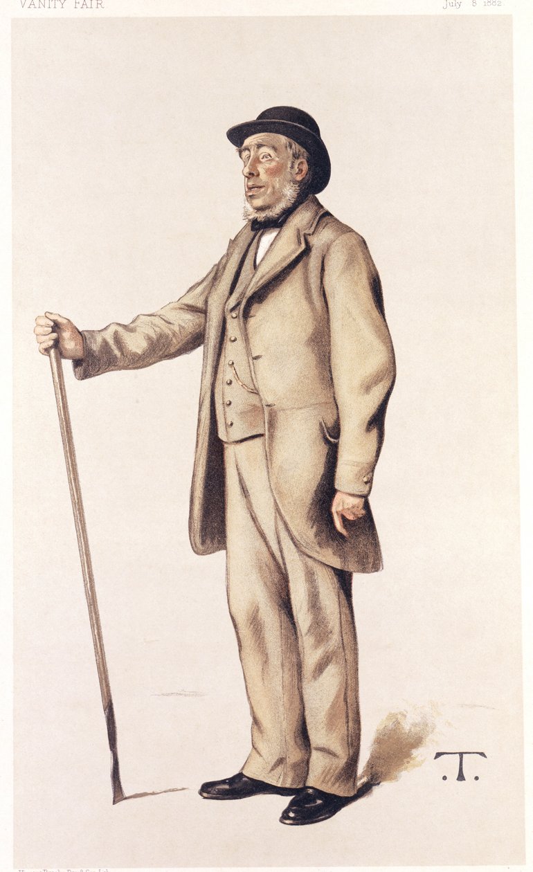 Sir John Lawes, angol tudományos mezőgazdasági szakember, 1882. alkotó: Theobald Chartan