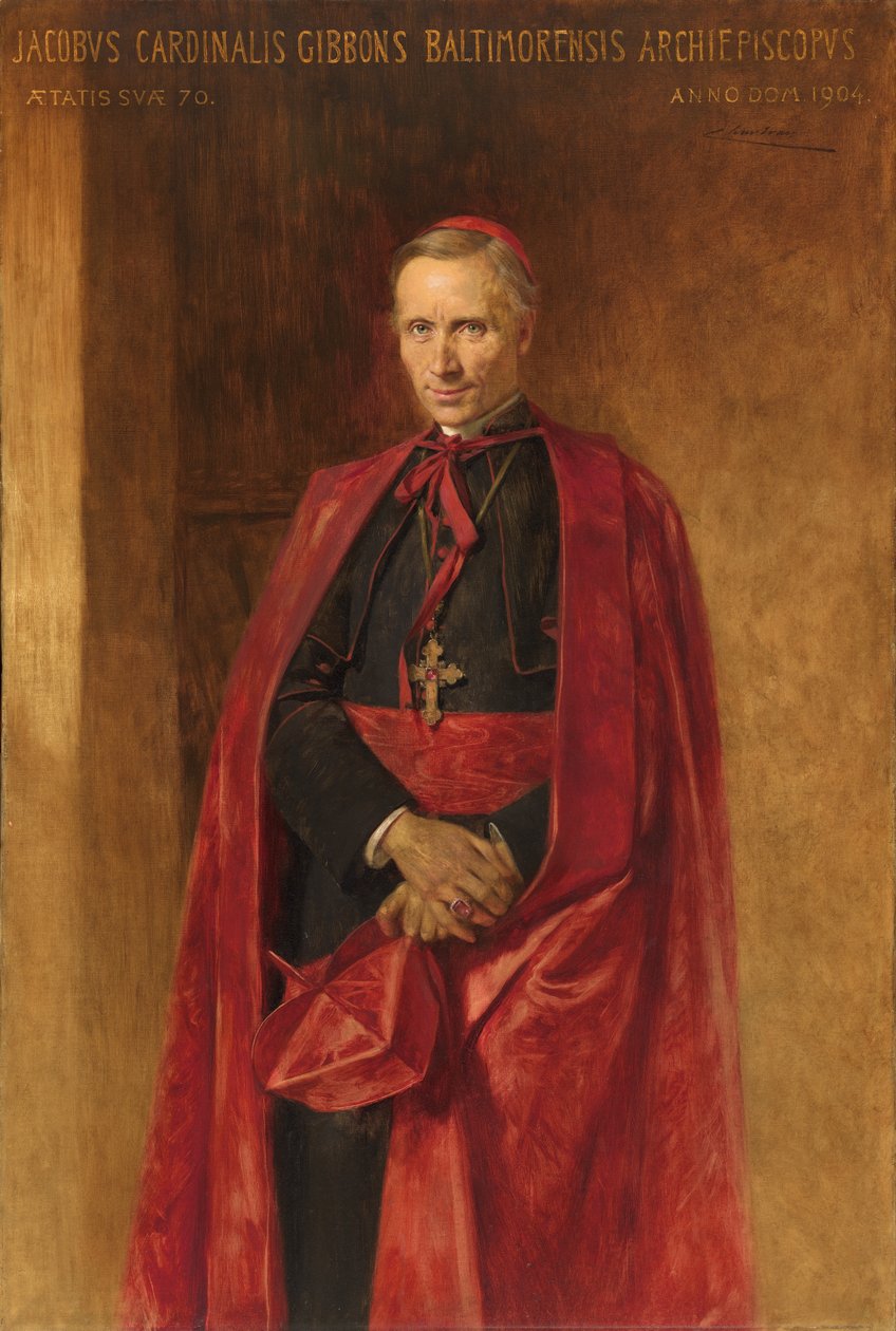 James Gibbons bíboros, 1904. alkotó: Theobald Chartran