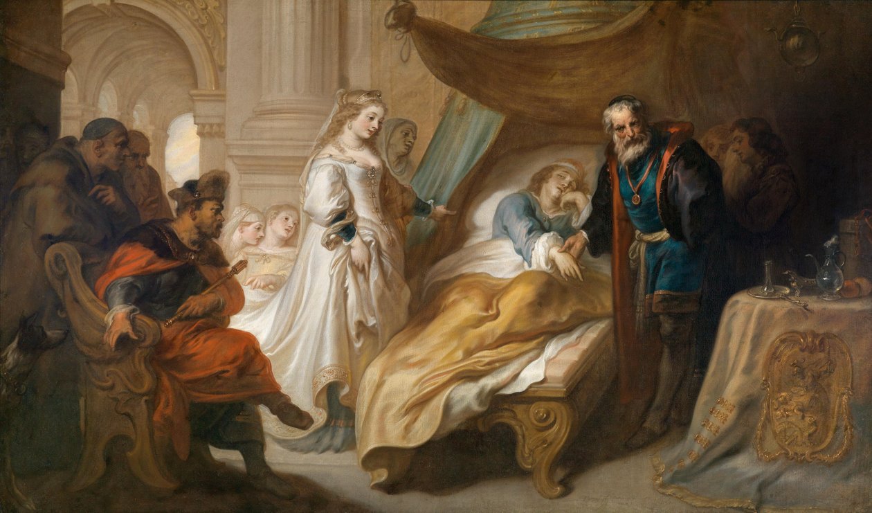 Antiochus és Stratonike alkotó: Theodoor van Thulden