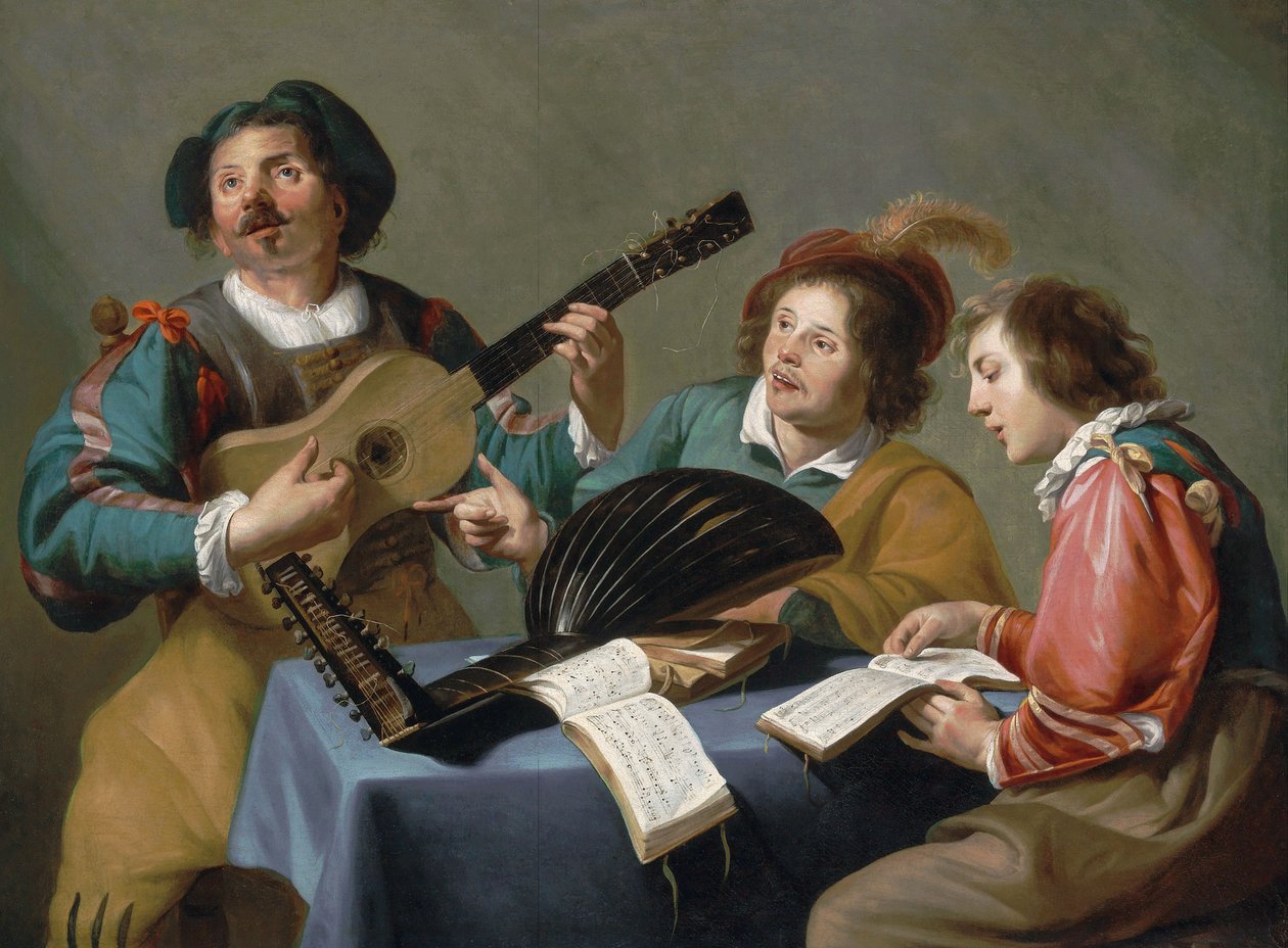 Egy zenei koncert alkotó: Theodoor Rombouts