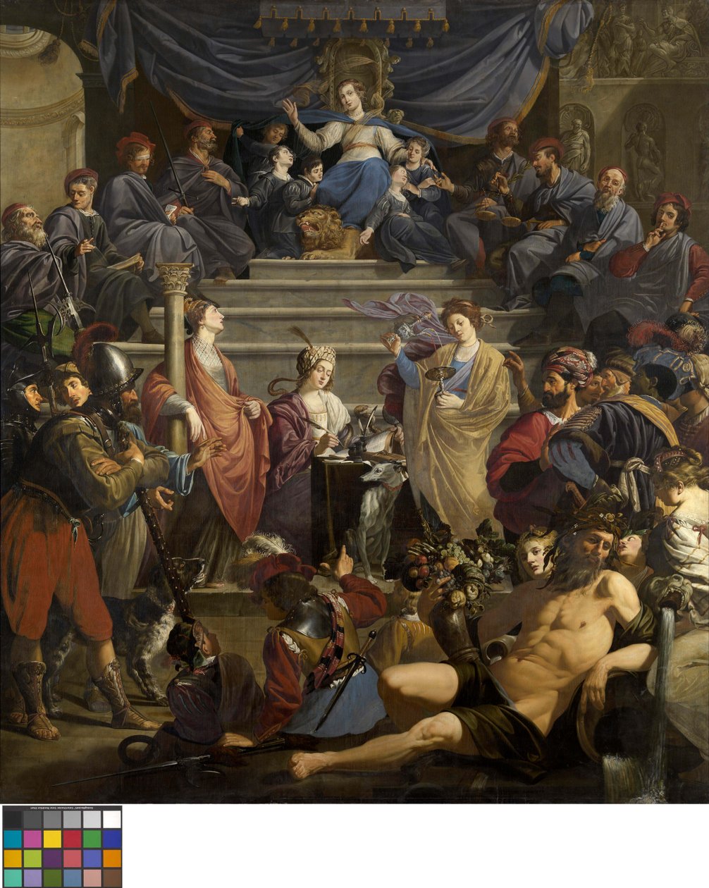 Allegória a "Gedele" második tanácskozószékéről alkotó: Theodoor Rombouts