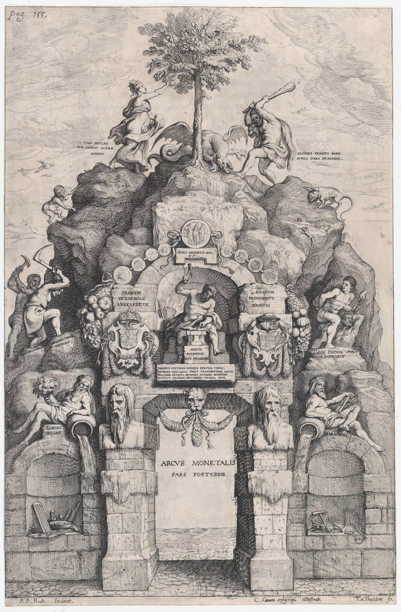Pompa Introit...Ferdinand, Austriaci Antwerpen, 1635 alkotó: Theodoor van Thulden