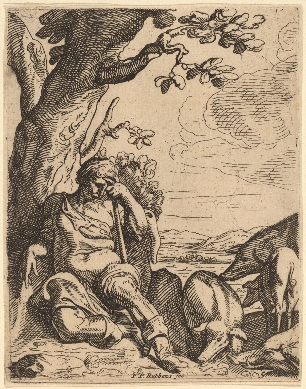 A tékozló fiú a disznók között alkotó: Theodoor van Thulden after Sir Peter Paul Rubens
