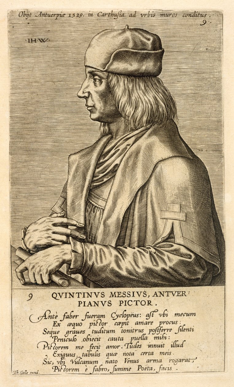 Quentin Messys portréja alkotó: Theodor Galle