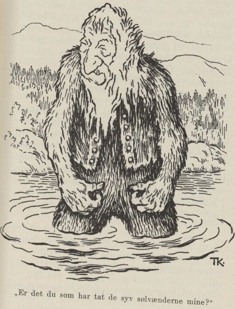 Csizma és a troll Askeladden, aki lopott..a trollnak alkotó: Theodor Kittelsen