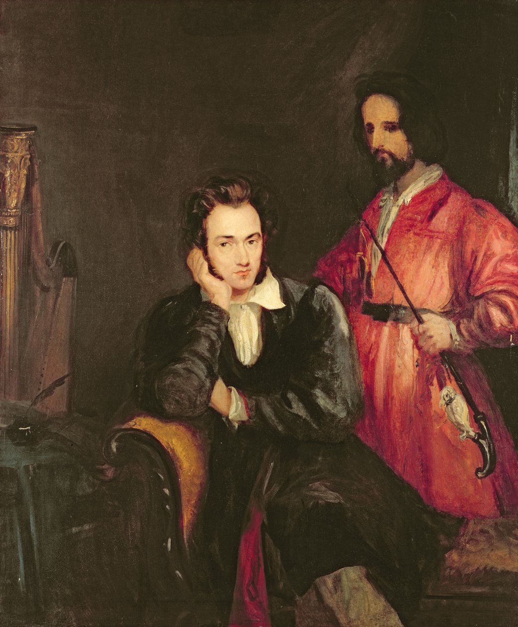 Gustavus von Holst portréja testvérével, Theodore-szal alkotó: Theodor M. von Holst