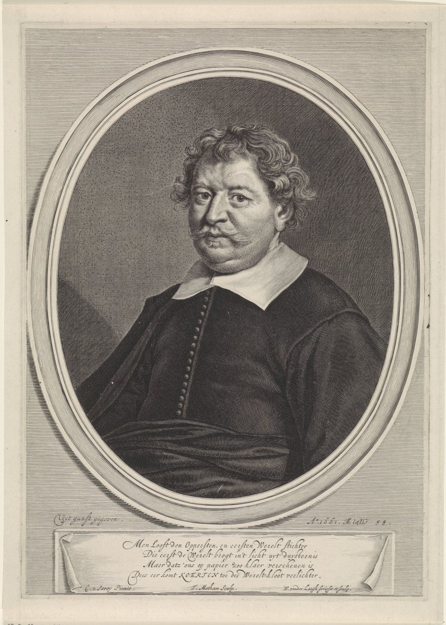 Frans Koerten portréja alkotó: Theodor Matham