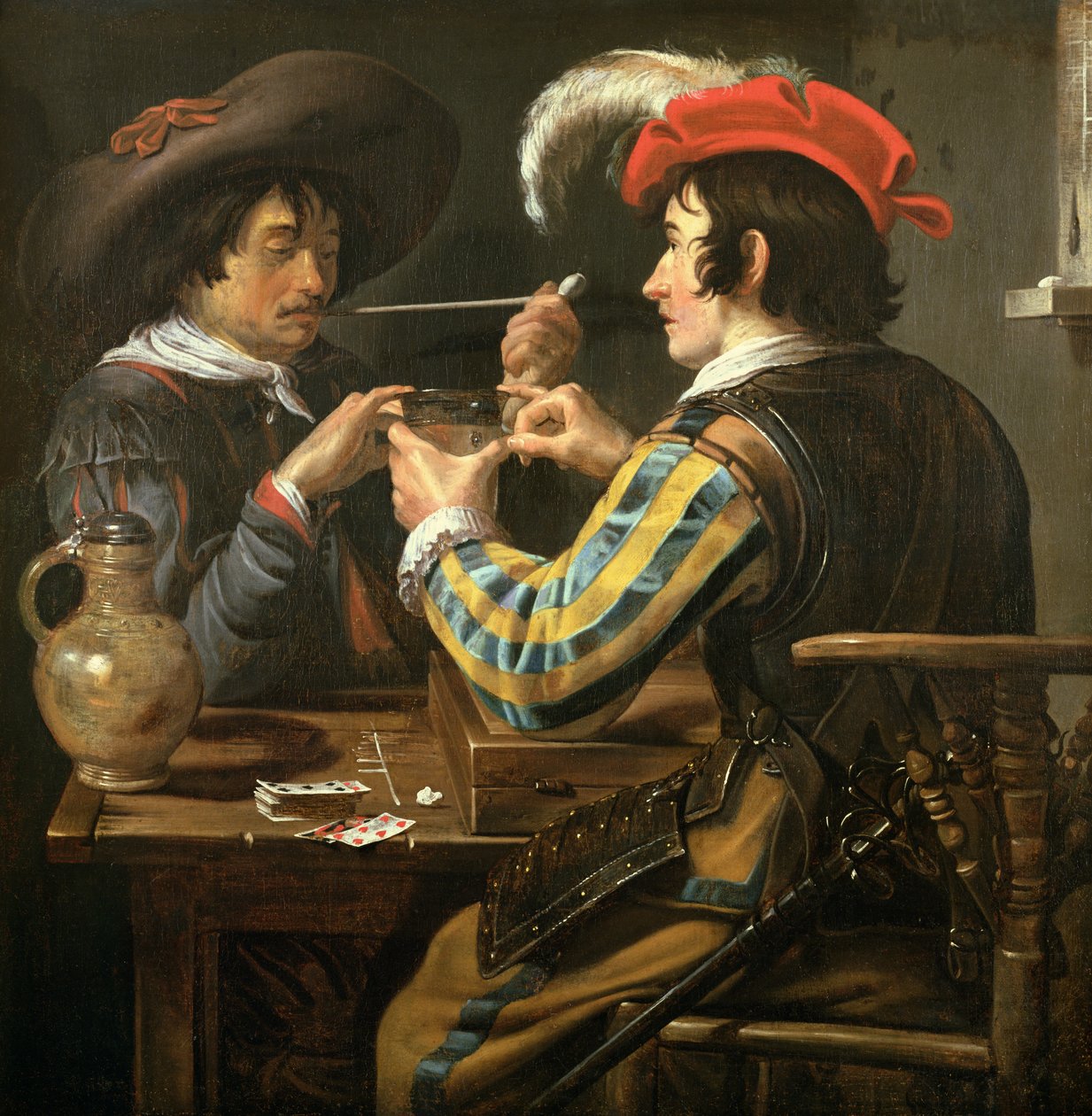 A kártyajátékosok alkotó: Theodor Rombouts