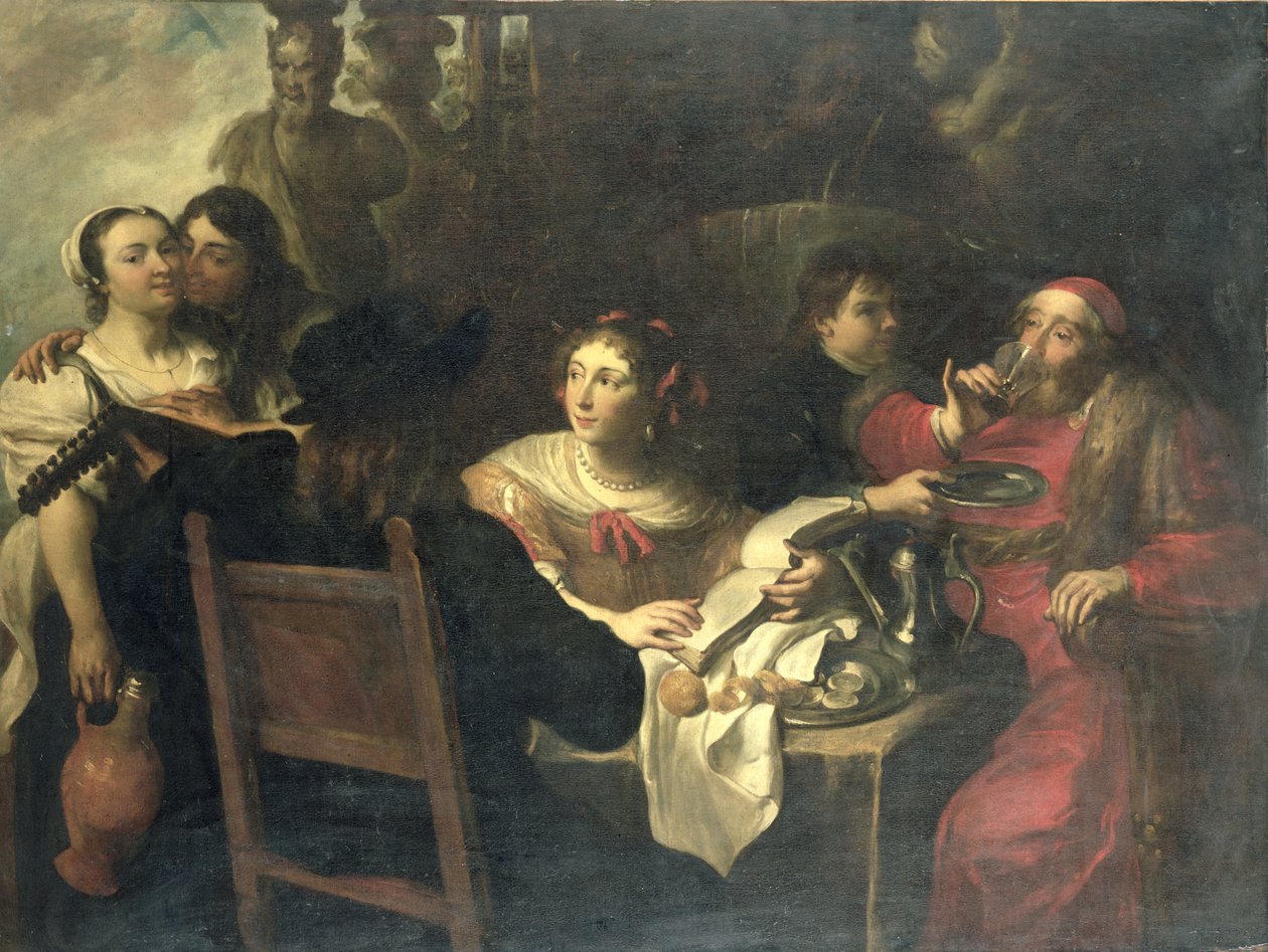 A gazdagok ünnepe alkotó: Theodor Rombouts