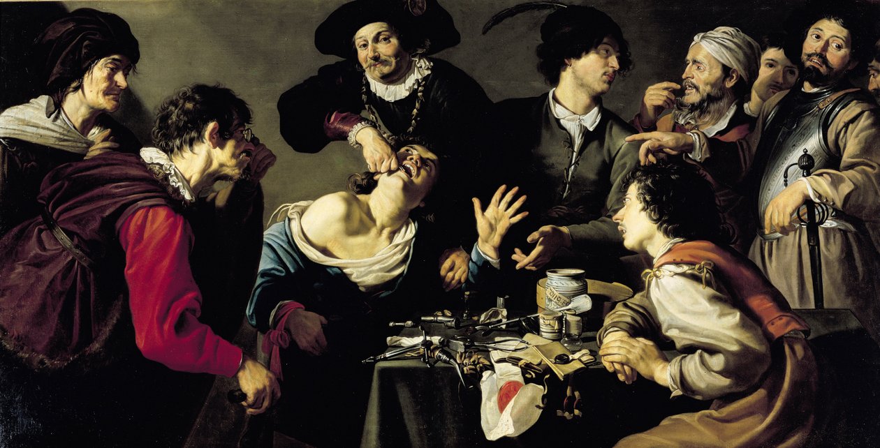 A foghúzó, 1635 alkotó: Theodor Rombouts