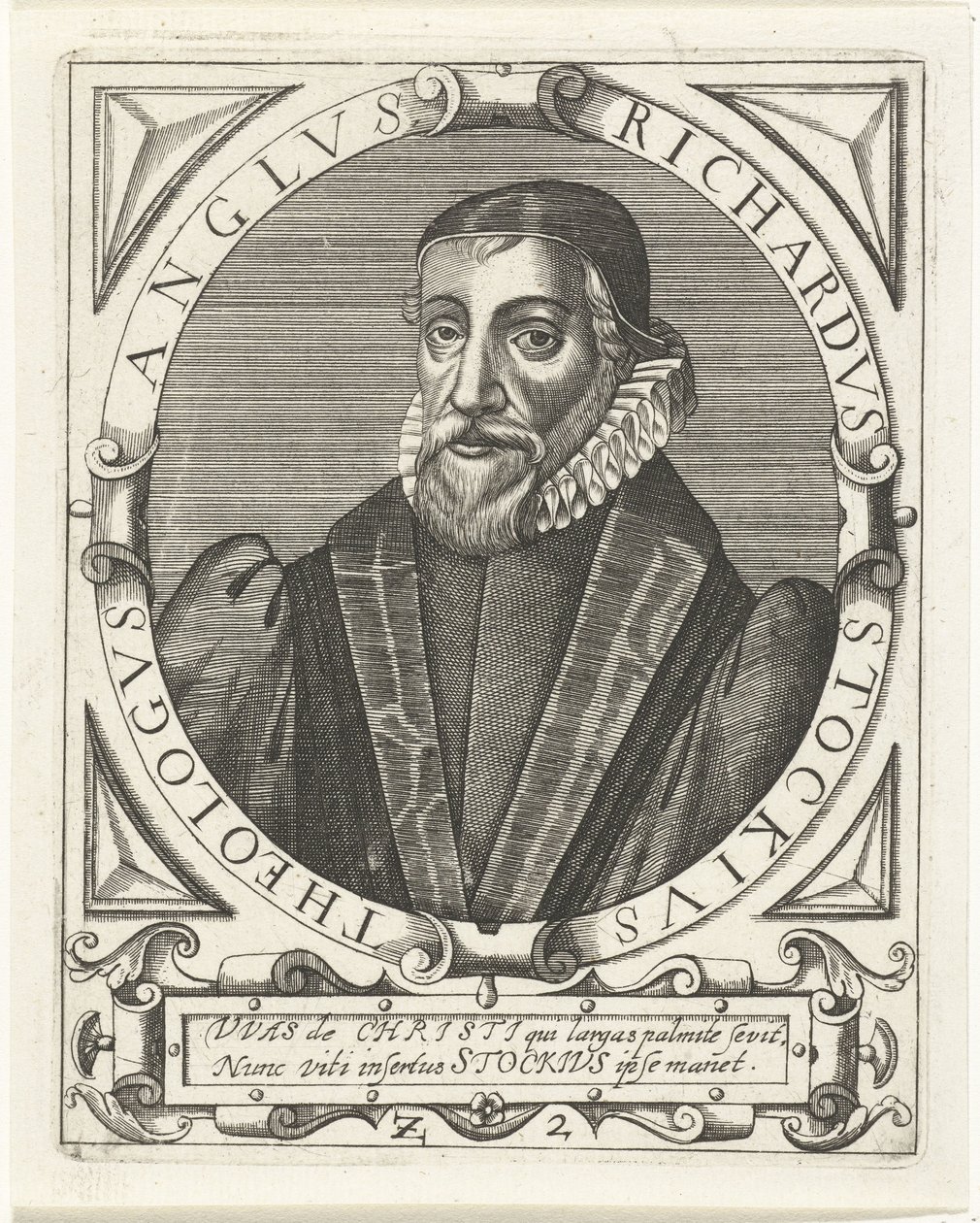 Richard Stock portréja alkotó: Theodore de Bry