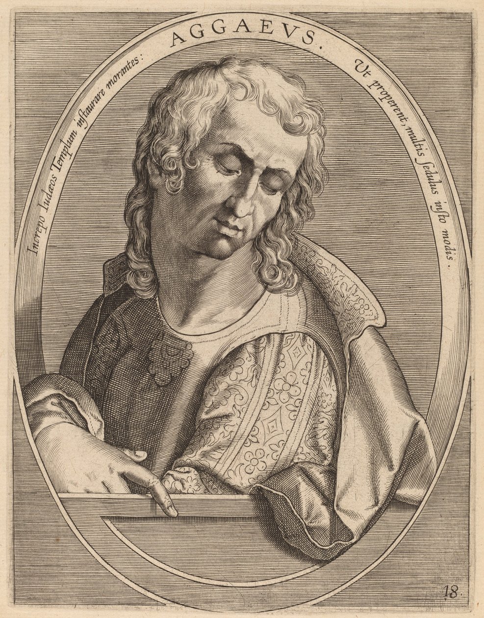 Aggaeus alkotó: Theodor Galle after Jan van der Straet
