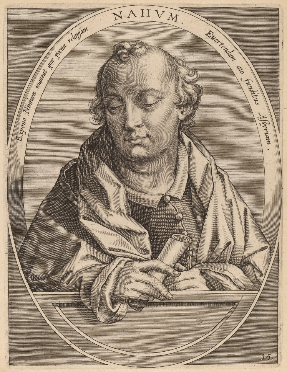 Nahum alkotó: Theodor Galle after Jan van der Straet