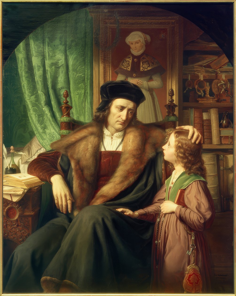 Th. Hildebrandt, a beteg tanácsos alkotó: Theodor Hildebrandt