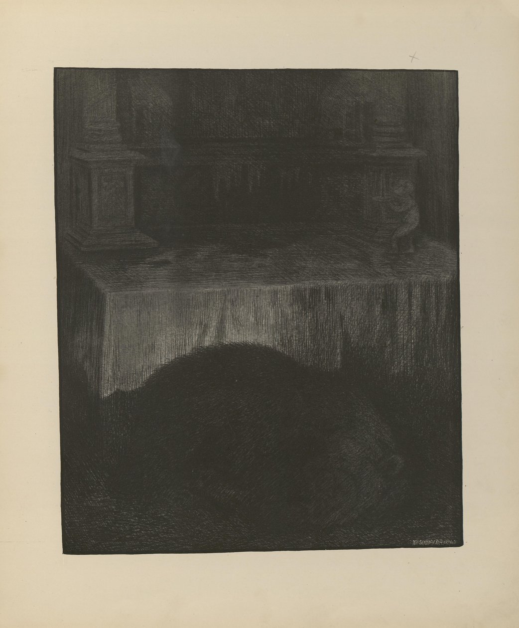 Az illusztráció a Svartedauen című könyvből származik, Kittelsen, Th. és közzétette L.E. Tvedte (nem, 1901) alkotó: Theodor Kittelsen