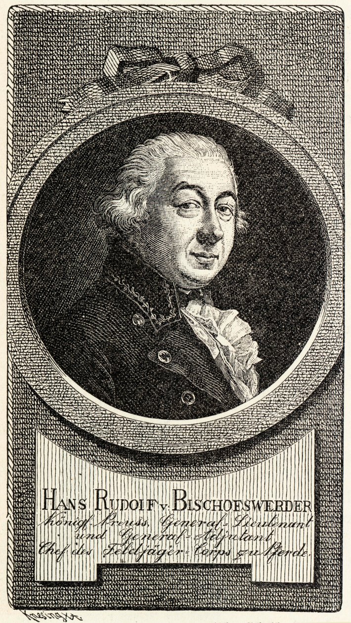 Johann Hans Rudolf von Bischoffwerder 1741-1803. alkotó: Theodor Knesing