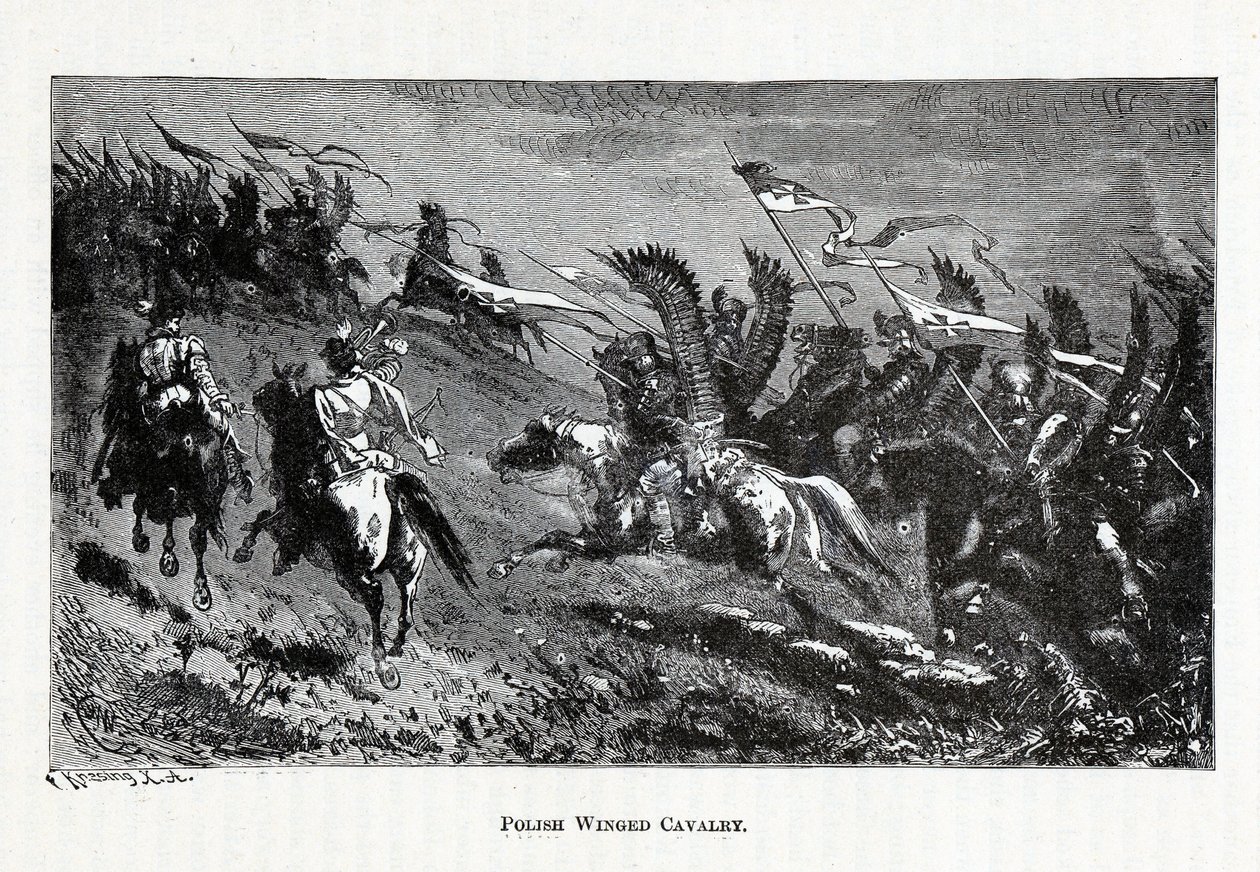 Lengyel szárnyas lovasság, 1882 alkotó: Theodor Knesing