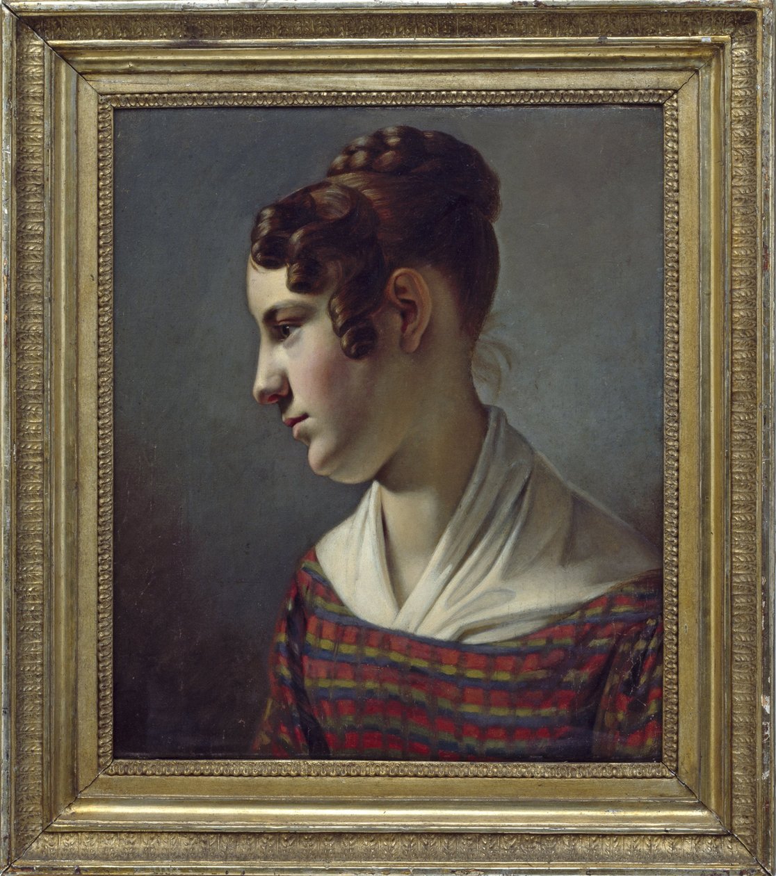egy lány portréja alkotó: Theodor Leopold Weller