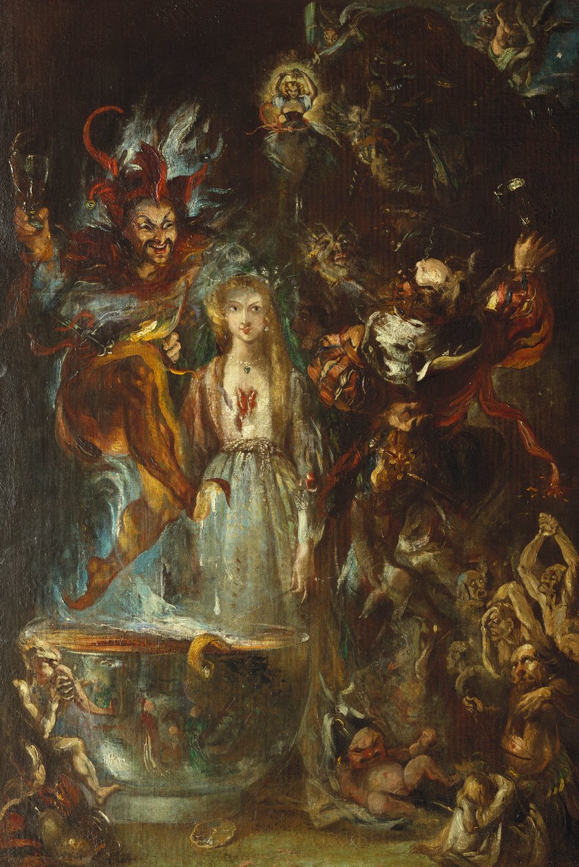 Fantázia Goethe Faustja alapján, 1834 alkotó: Theodor M. von Holst