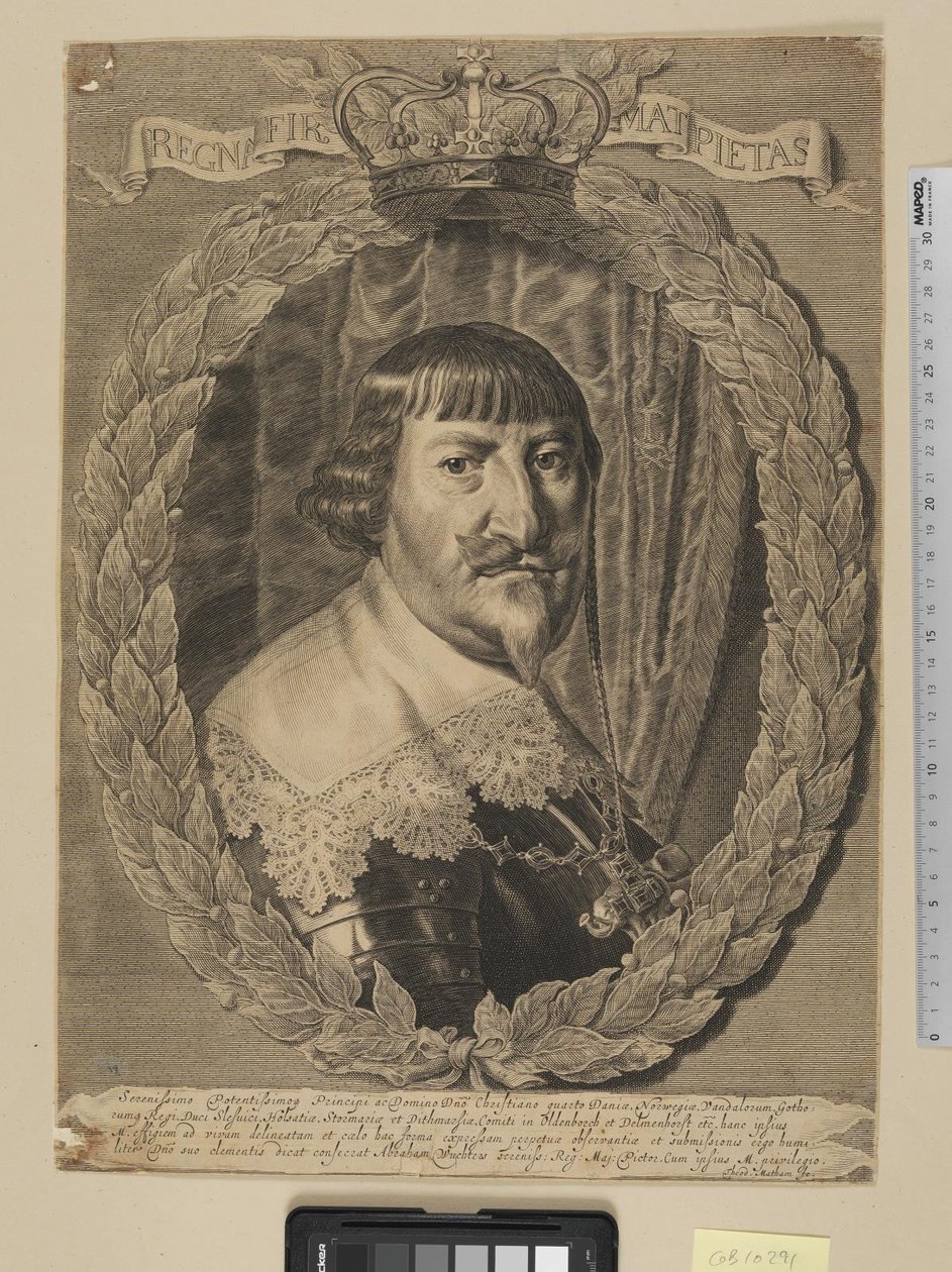 IV. keresztény, dán király alkotó: Theodor Matham