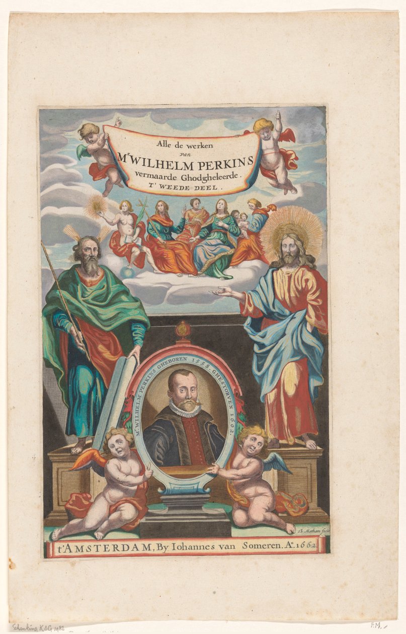 William Perkins portréja Címlap ehhez: William Perkins, Minden mű. A második rész, 1662 alkotó: Theodor Matham