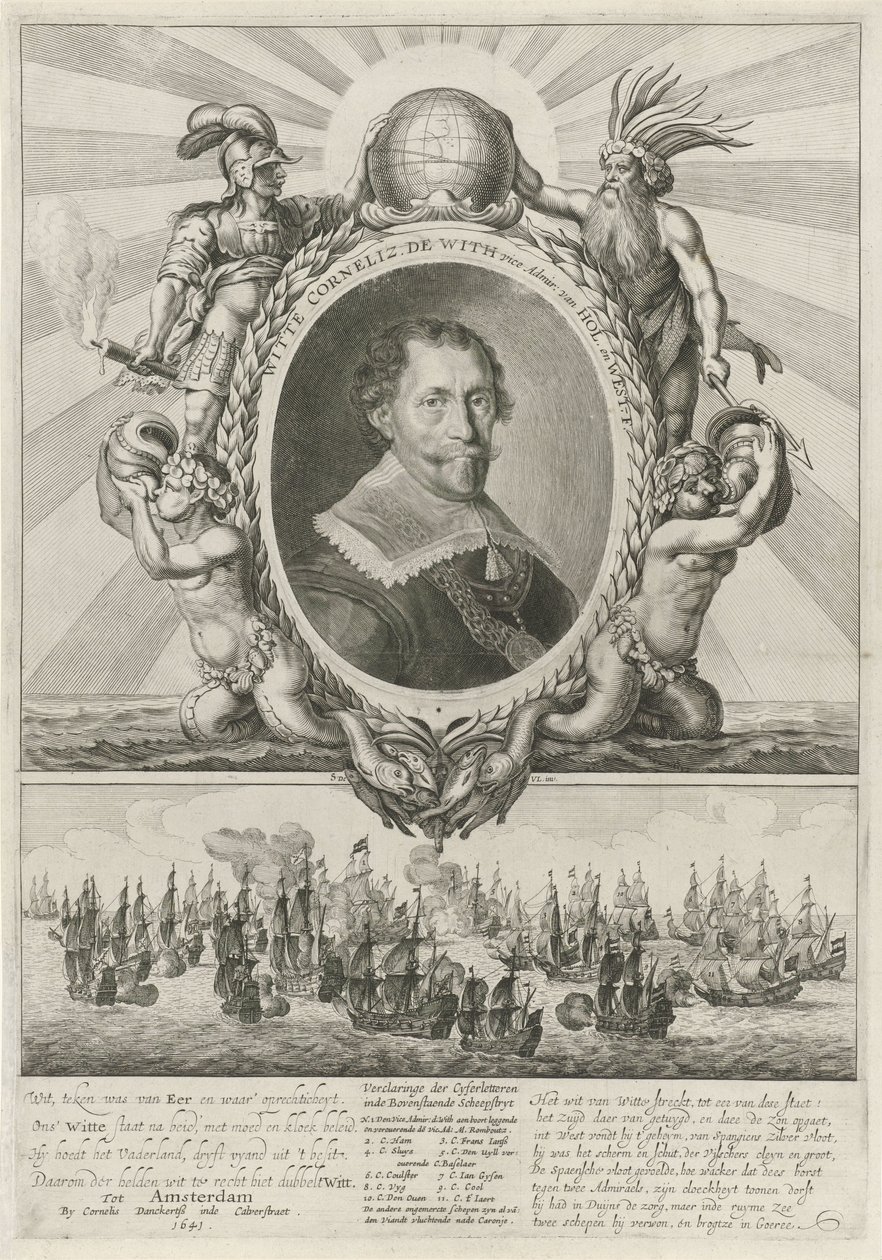 Witte Cornelisz. de With portréja alkotó: Theodor Matham