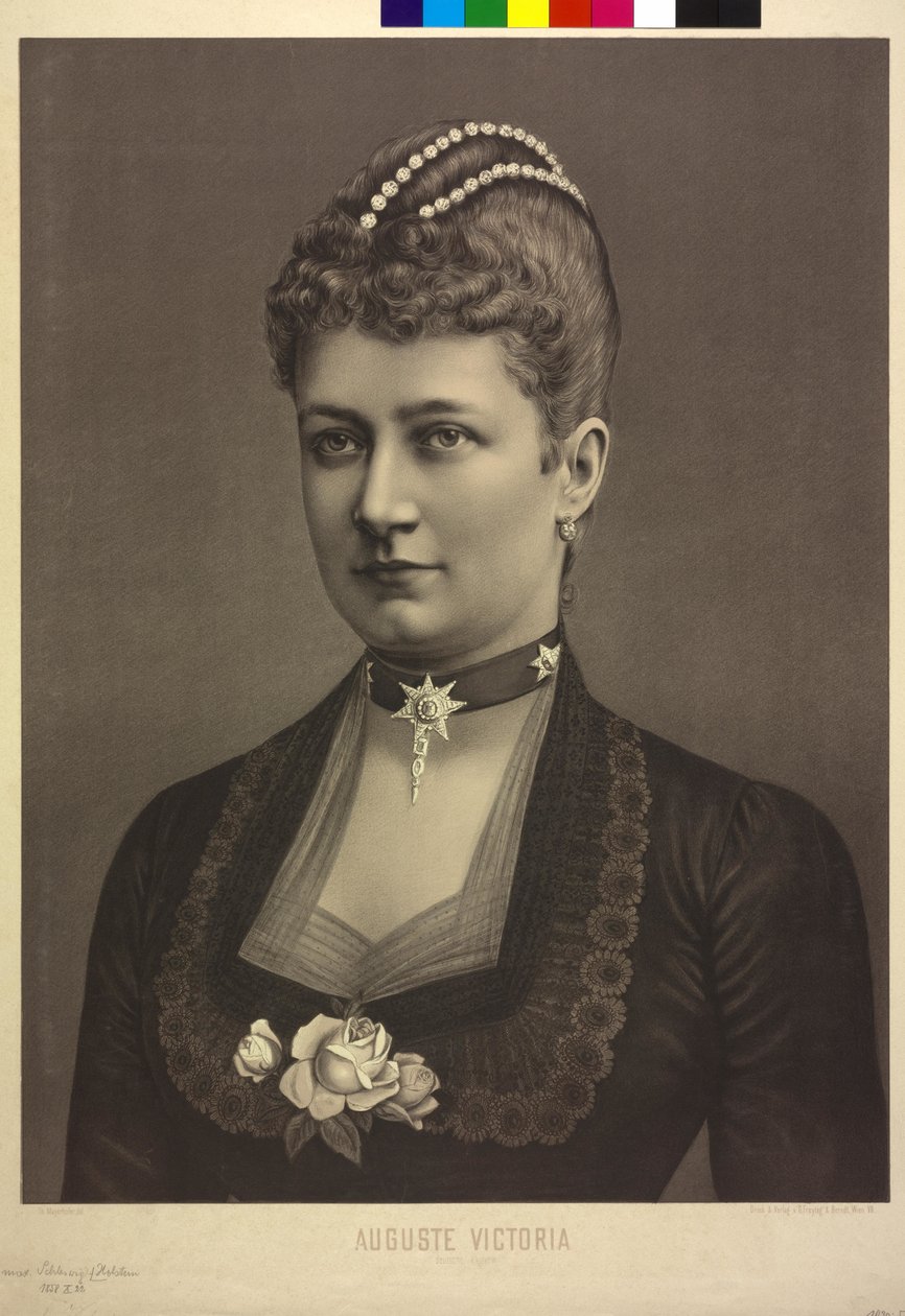Auguste Victoria német császárnő alkotó: Theodor Mayerhofer