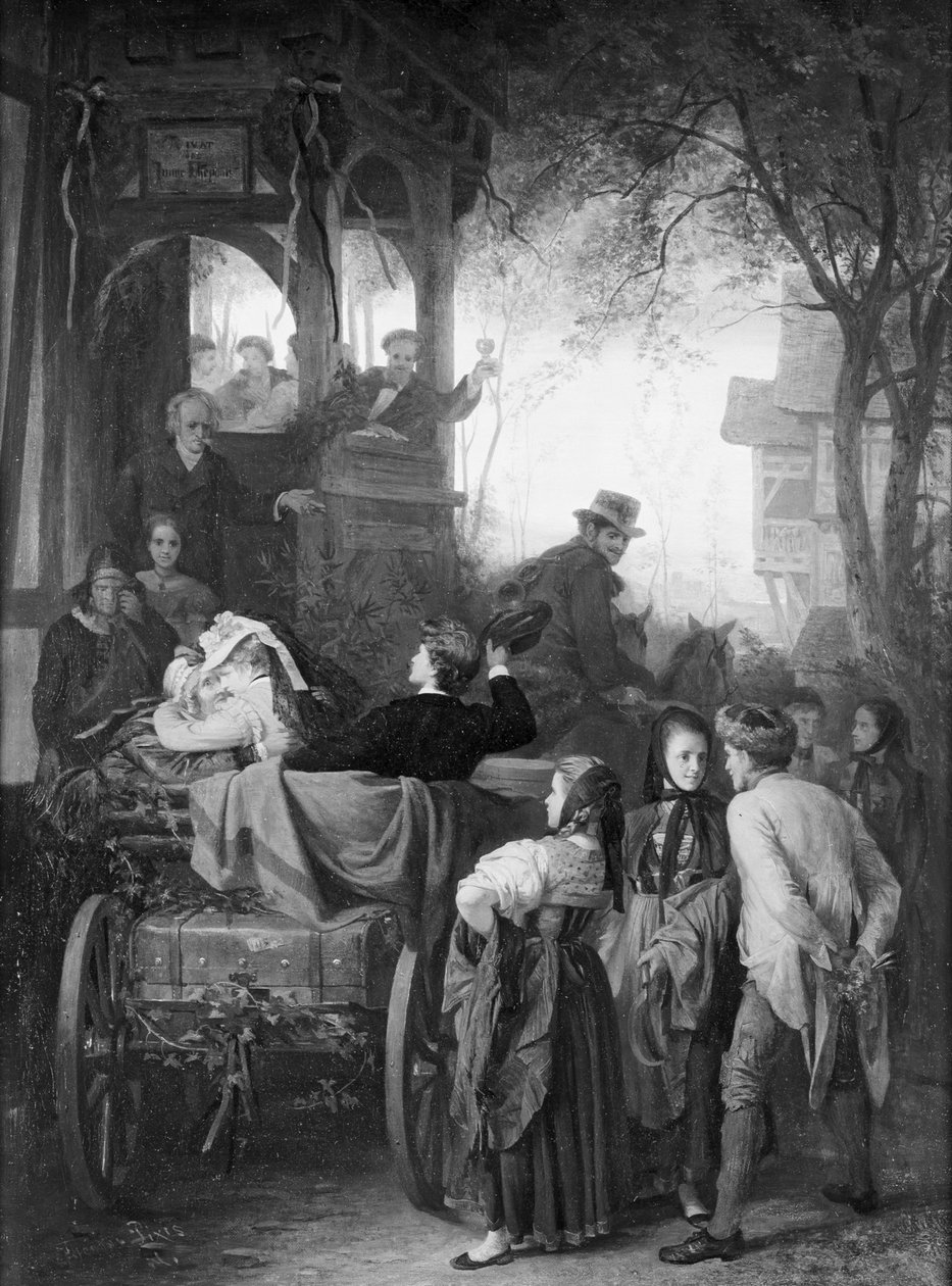 Indulás nászútra alkotó: Theodor Pixis