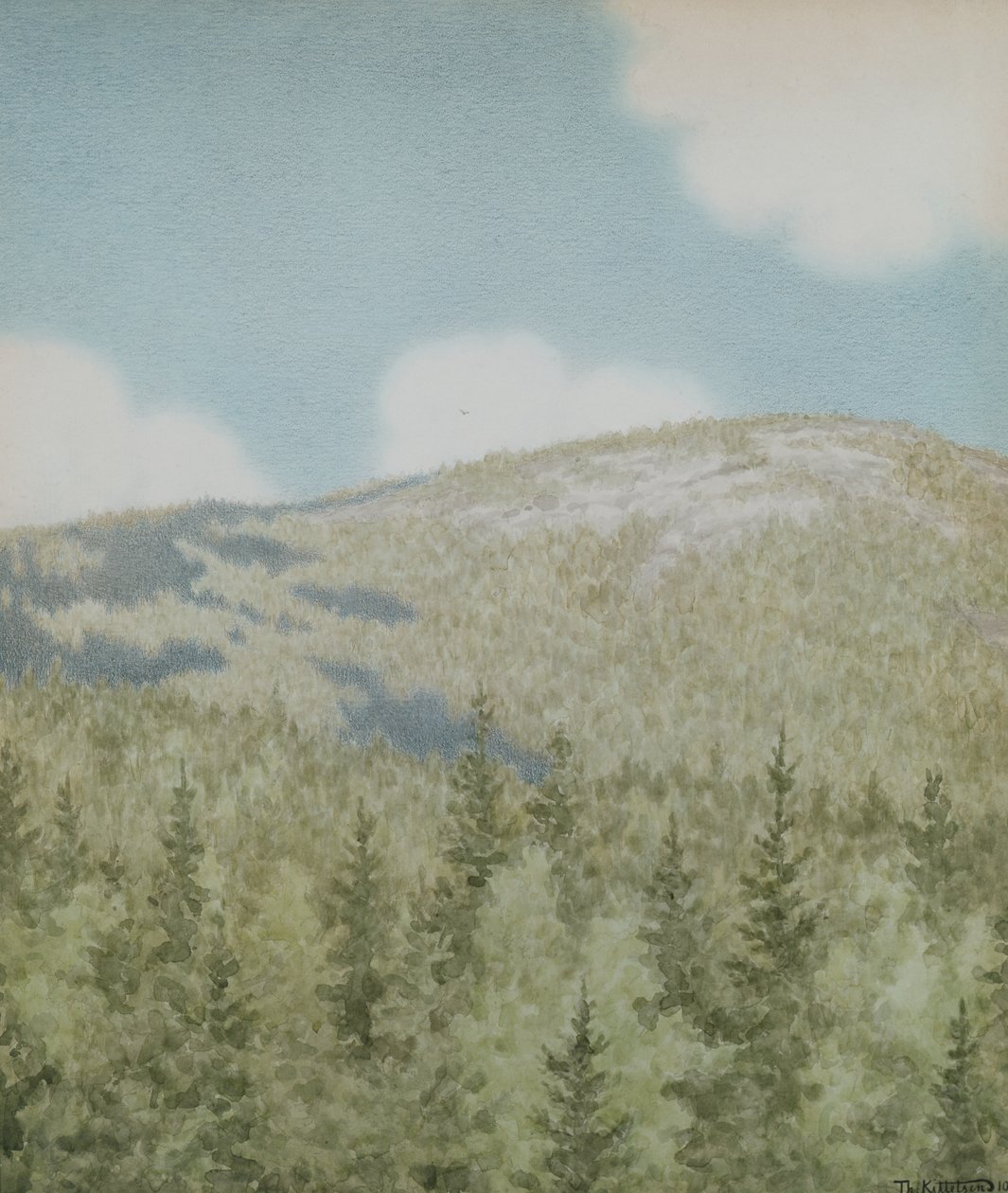 Egy madár repült oda alkotó: Theodor Kittelsen
