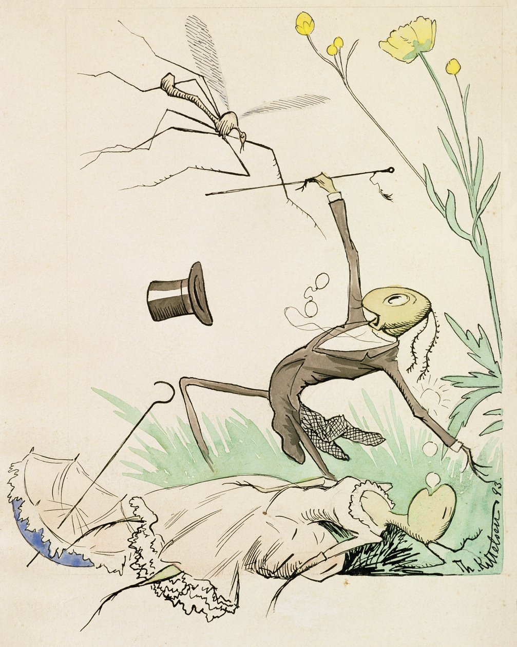 Egy támadás alkotó: Theodor Kittelsen