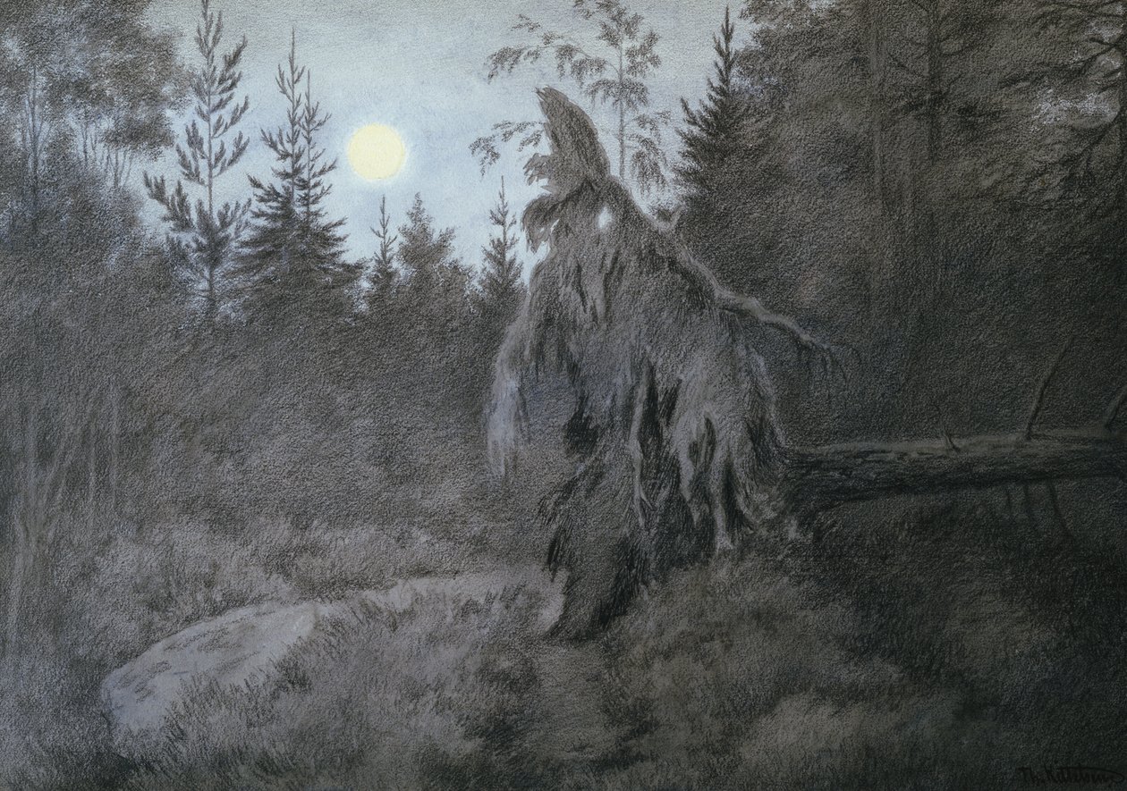 Hátborzongató, Kúszó, Susogó, Nyüzsgő alkotó: Theodor Kittelsen