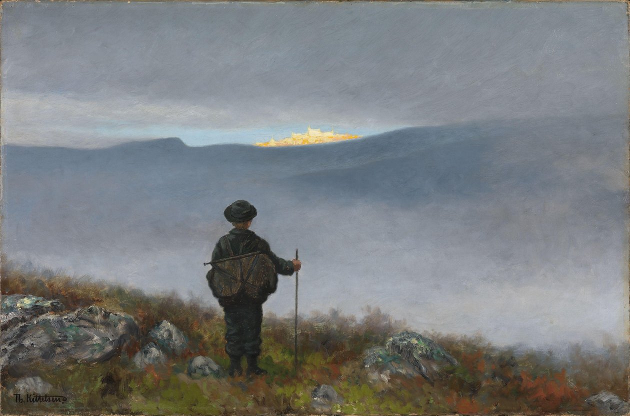 A távoli Soria Moria palota aranyként csillogott alkotó: Theodor Kittelsen
