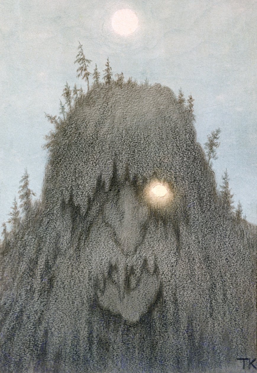 Erdei troll alkotó: Theodor Kittelsen