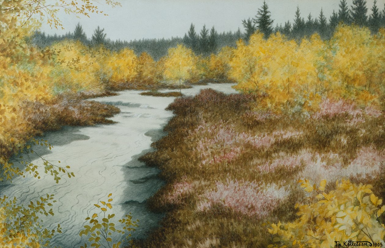 Hellebeek (patak) alkotó: Theodor Kittelsen