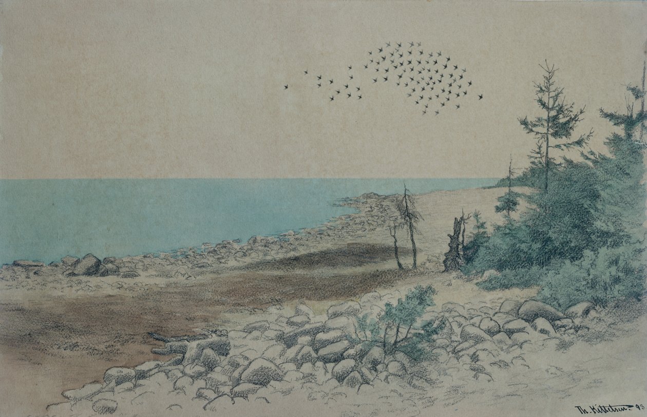Jomfruland (festmény) alkotó: Theodor Severin Kittelsen
