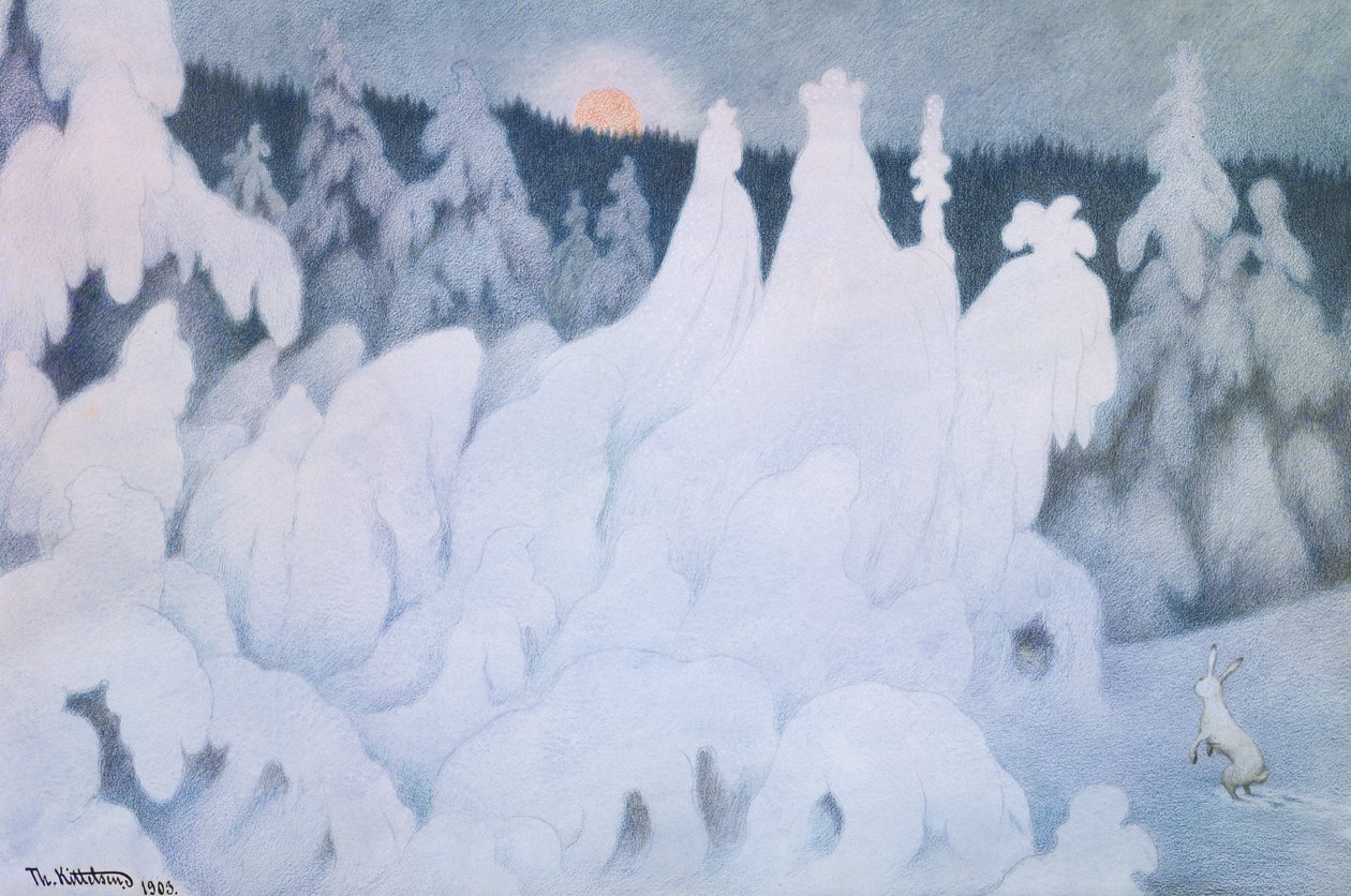 Újévi játék trükkök alkotó: Theodor Kittelsen