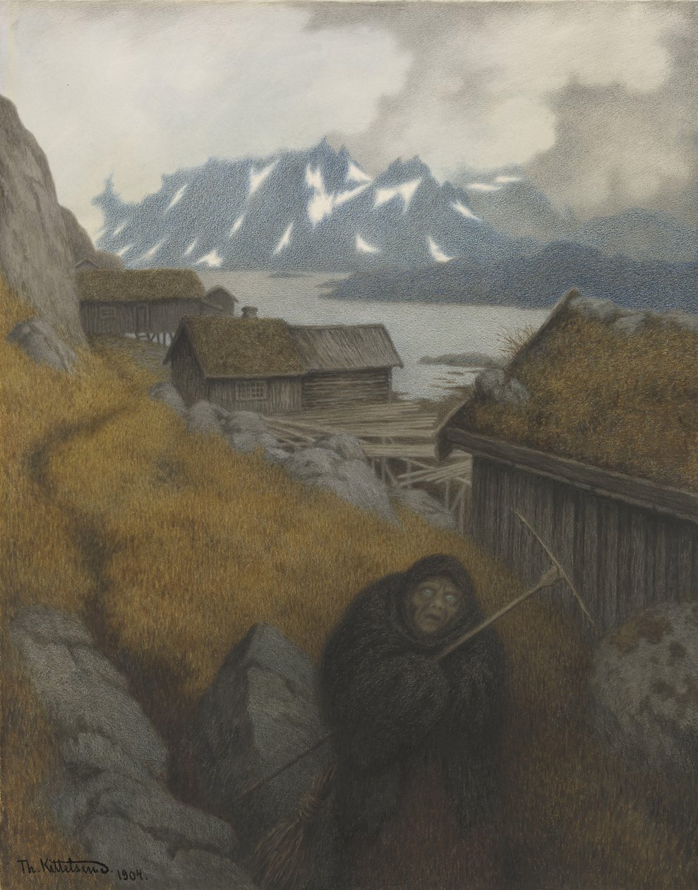 Az egész országot lefedi alkotó: Theodor Kittelsen